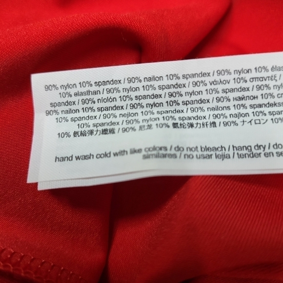 Capezio Boy Cut Low Rise Red  Shorts Size Medium - Picture 6 of 8